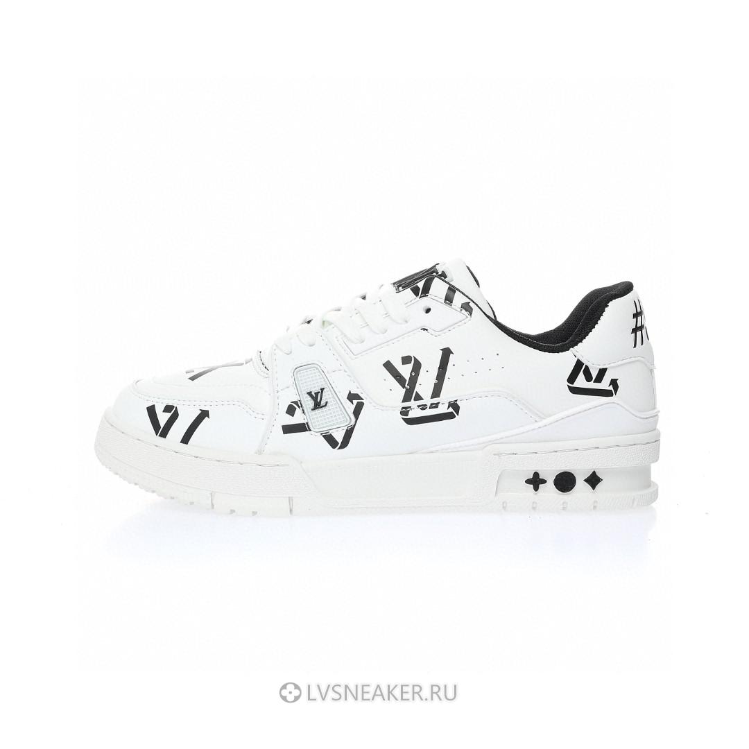 Louis Vuitton LV Trainer "White Black" 1AAGXX Sneakers