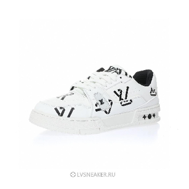 Louis Vuitton LV Trainer "White Black" 1AAGXX Sneakers