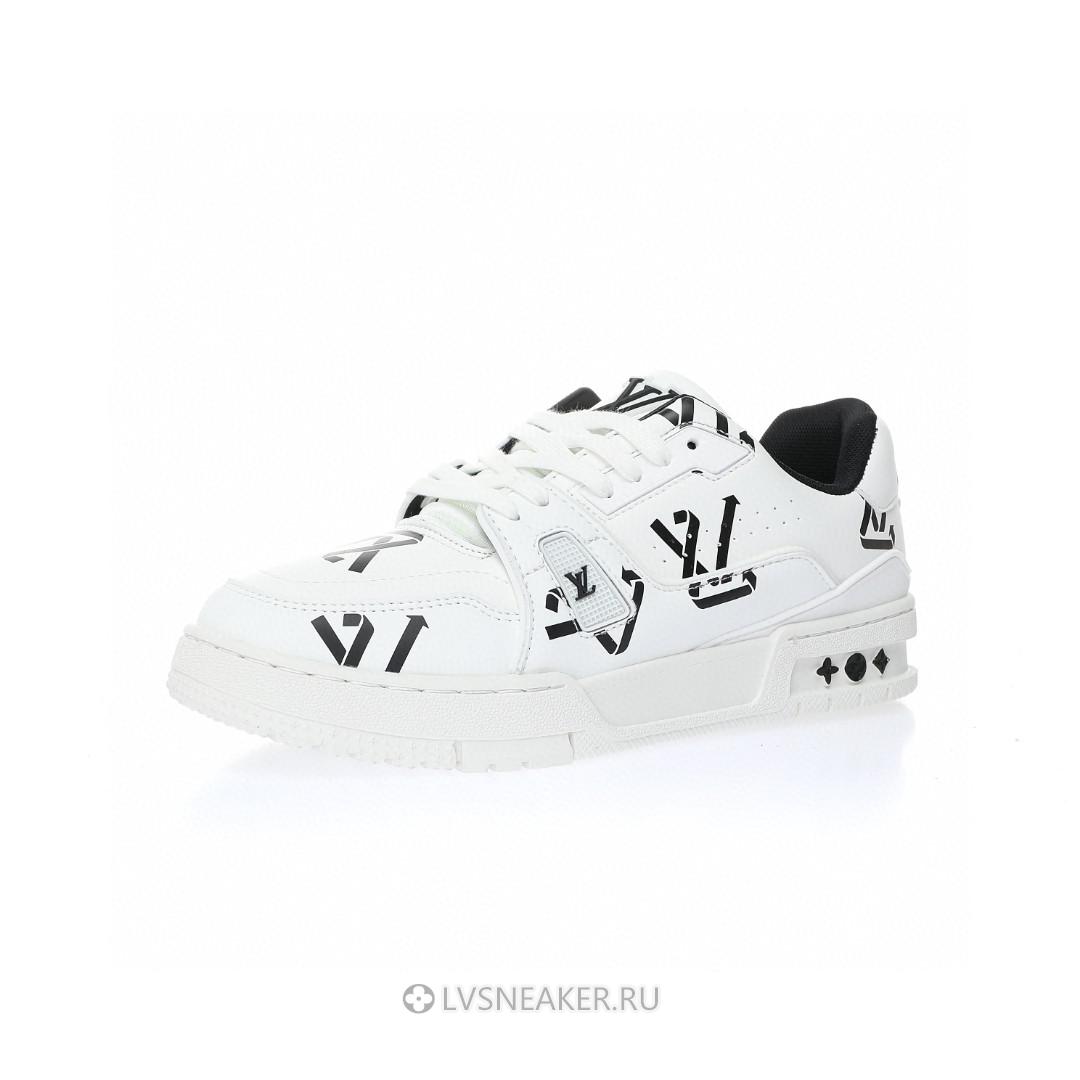 Louis Vuitton LV Trainer "White Black" 1AAGXX Sneakers