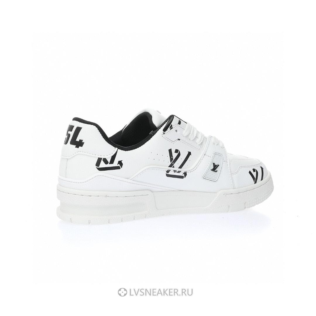 Louis Vuitton LV Trainer "White Black" 1AAGXX Sneakers