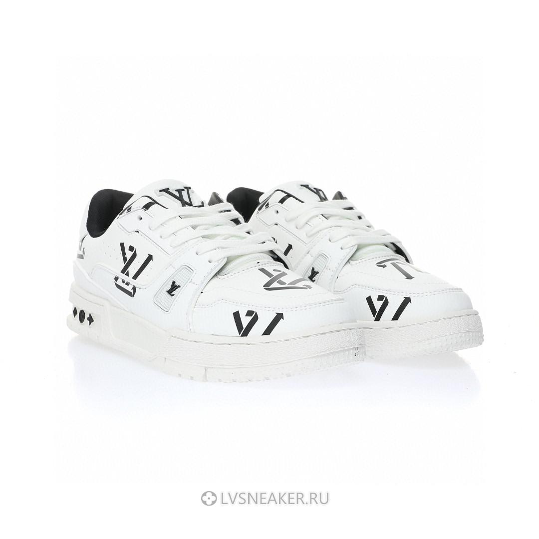 Louis Vuitton LV Trainer "White Black" 1AAGXX Sneakers