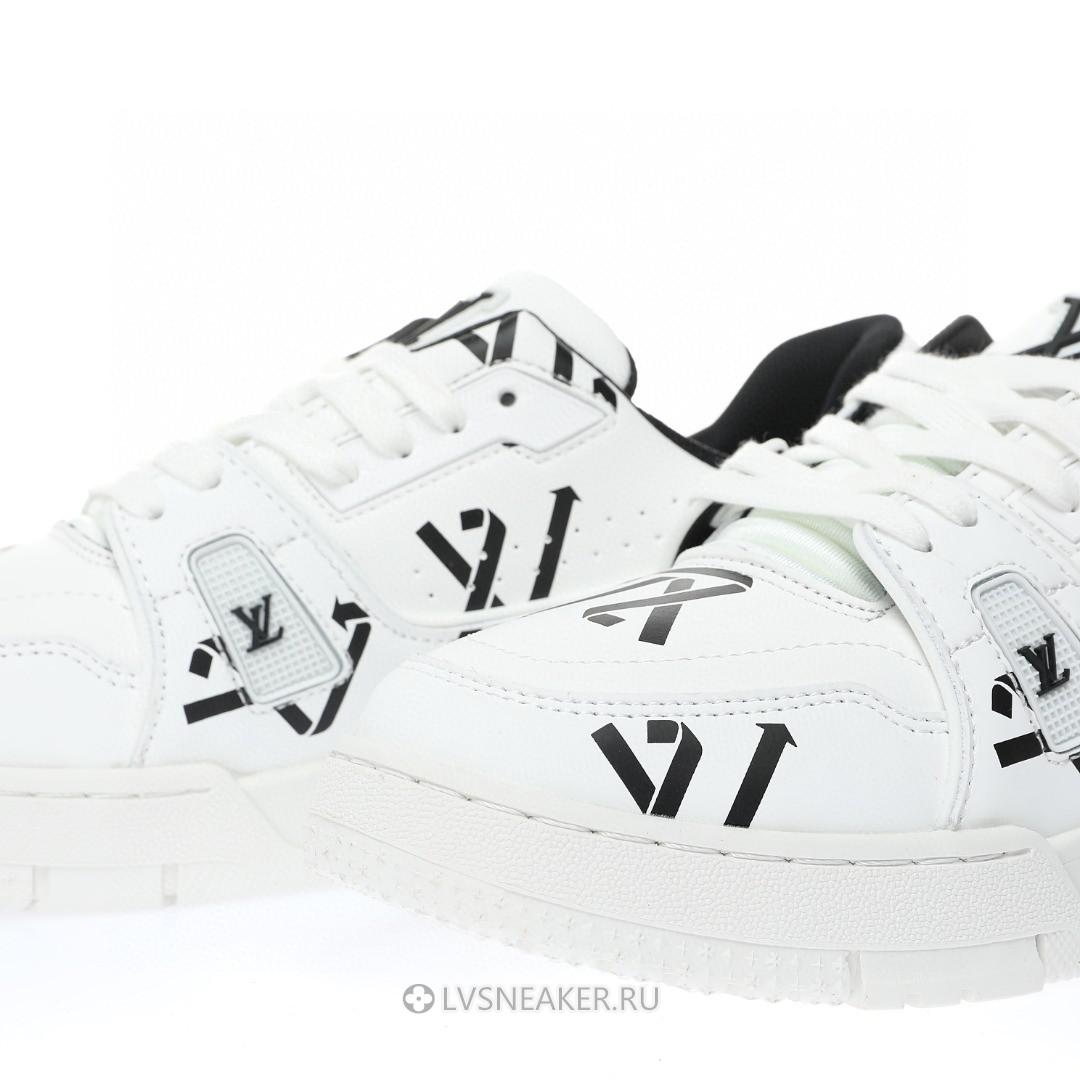 Louis Vuitton LV Trainer "White Black" 1AAGXX Sneakers