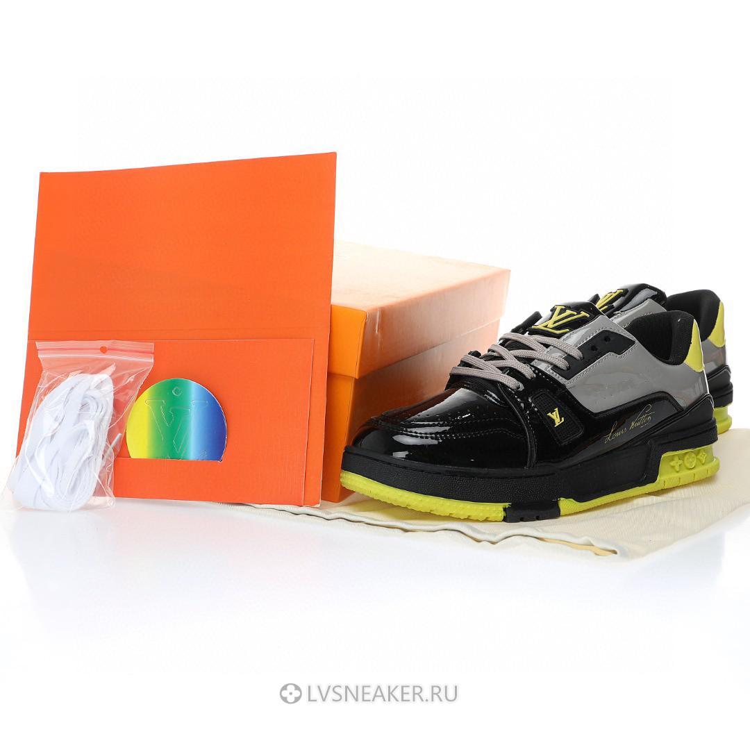 Louis Vuitton LV Trainer "Black Yellow" 1A9JTV Sneakers