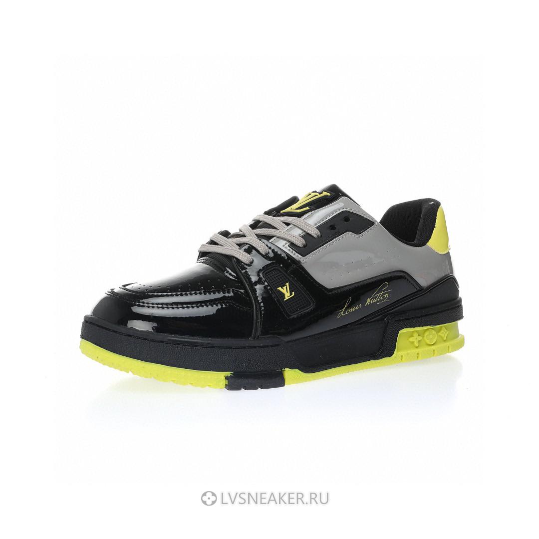 Louis Vuitton LV Trainer "Black Yellow" 1A9JTV Sneakers