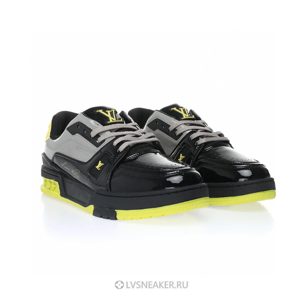 Louis Vuitton LV Trainer "Black Yellow" 1A9JTV Sneakers