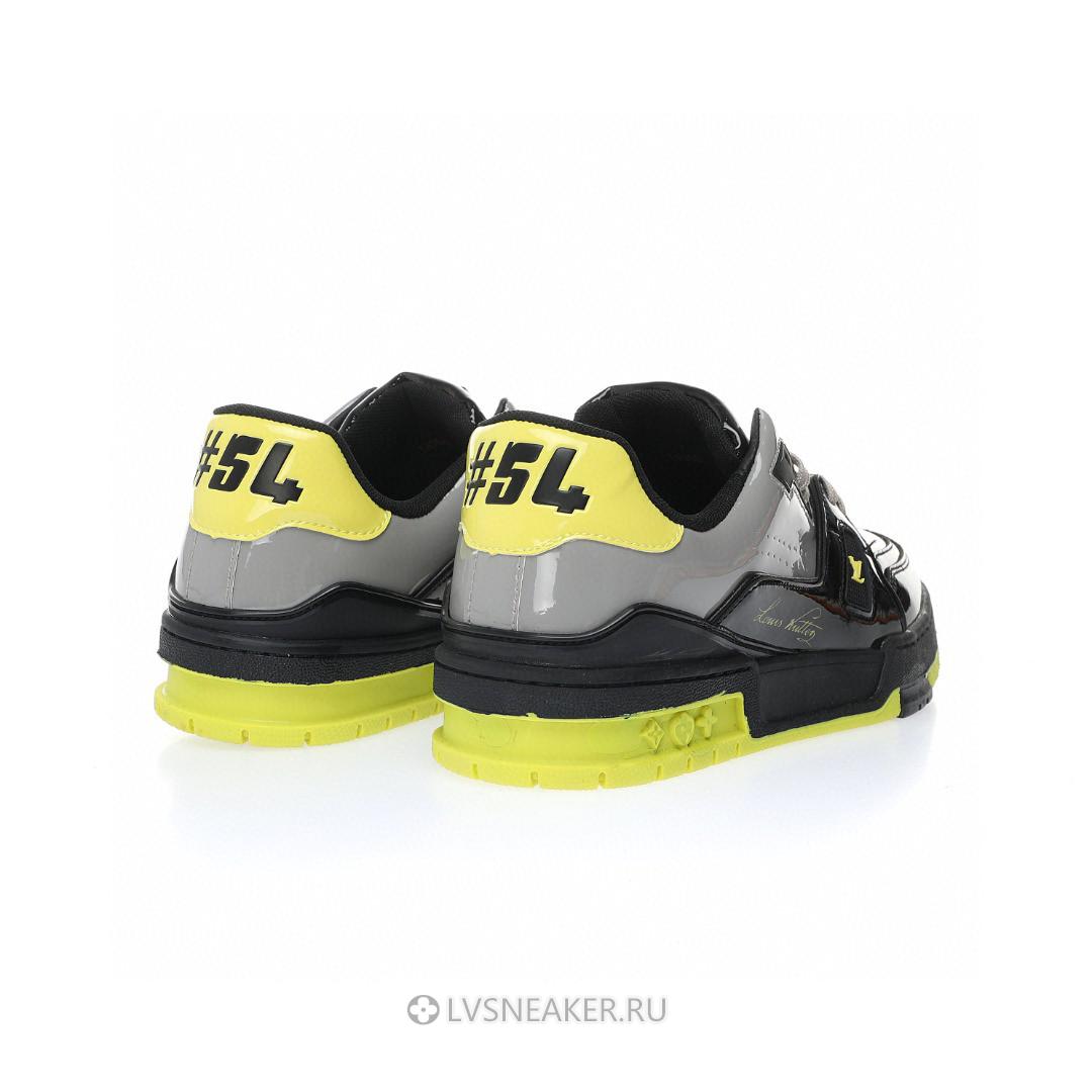 Louis Vuitton LV Trainer "Black Yellow" 1A9JTV Sneakers