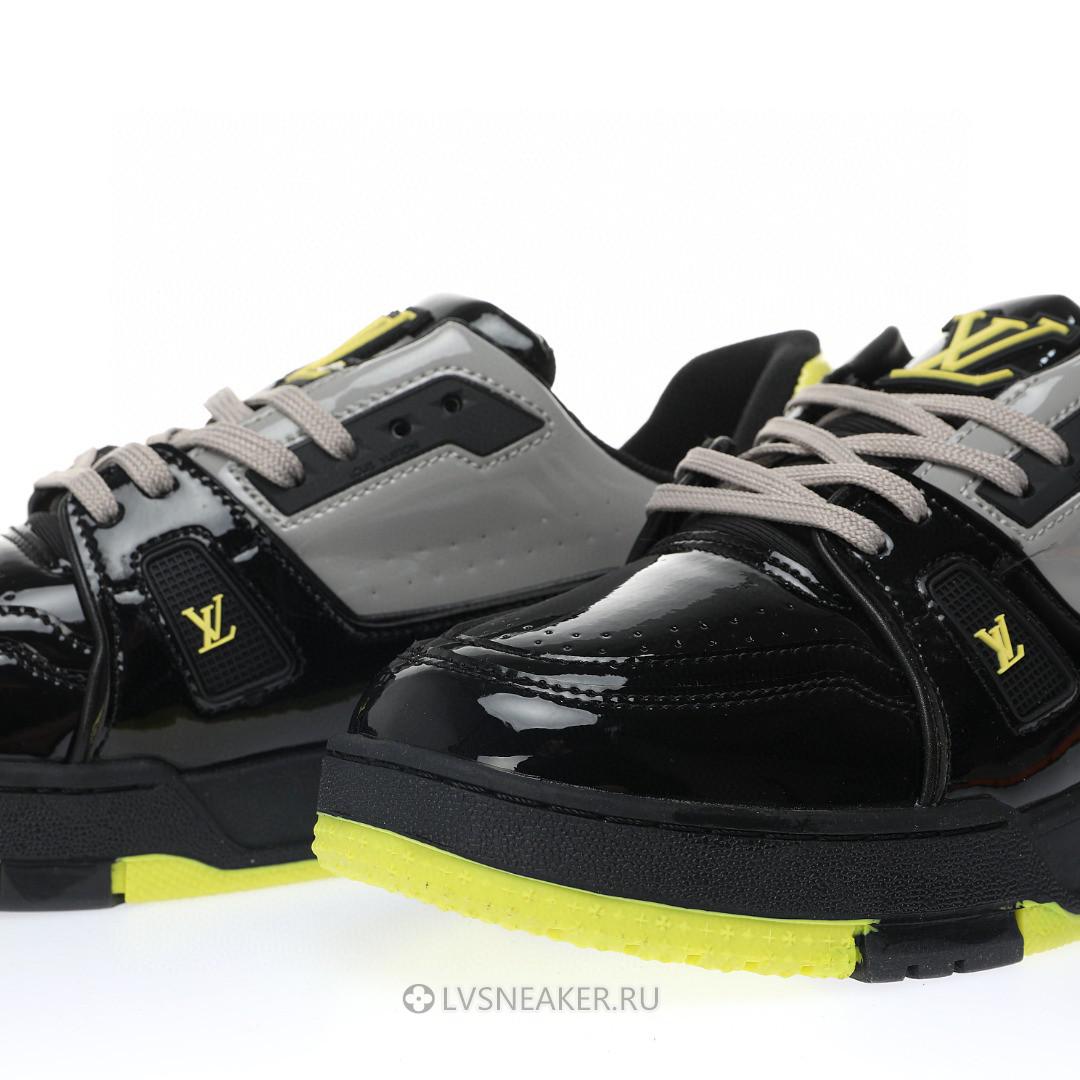 Louis Vuitton LV Trainer "Black Yellow" 1A9JTV Sneakers