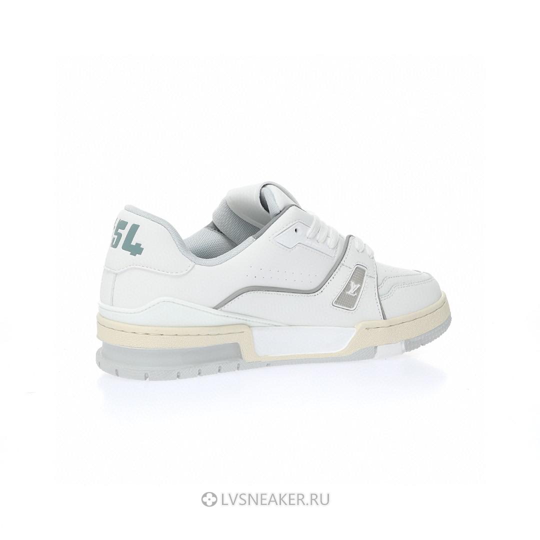 Louis Vuitton LV Trainer "White Silver Grey" 1A8WAY Sneakers