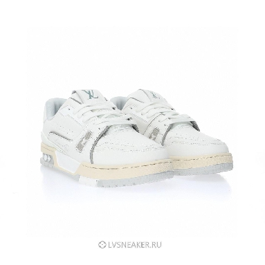 Louis Vuitton LV Trainer "White Silver Grey" 1A8WAY Sneakers