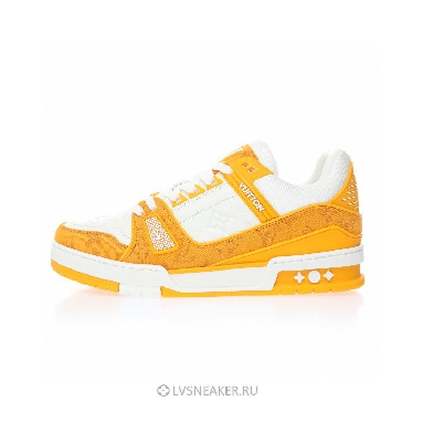 Louis Vuitton LV Trainer "Yellow Monogram Denim" 1A9JHB Sneakers