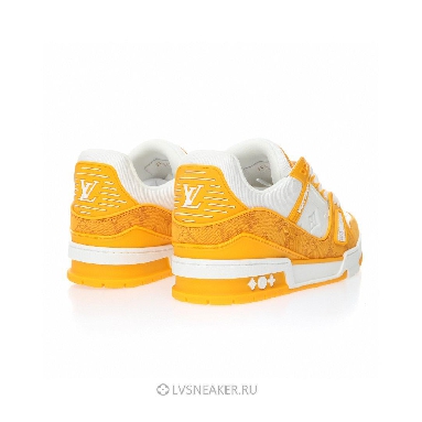 Louis Vuitton LV Trainer "Yellow Monogram Denim" 1A9JHB Sneakers