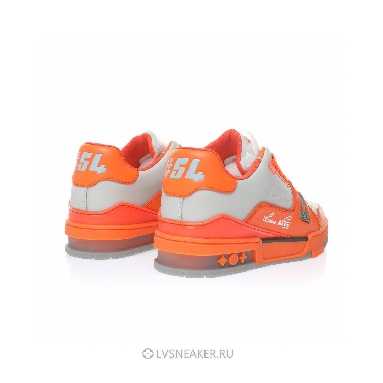 Louis Vuitton LV Trainer "Orange Grey" 1AA6T1-2 Sneakers