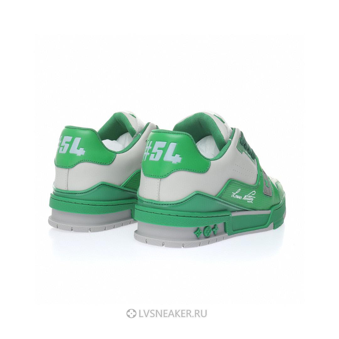Louis Vuitton LV Trainer "Green Grey" 1AA6VF Sneakers