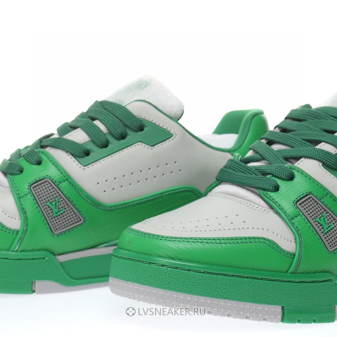 Louis Vuitton LV Trainer "Green Grey" 1AA6VF Sneakers