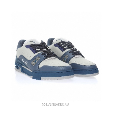 Louis Vuitton LV Trainer "Blue Grey" 1AA6UV Sneakers