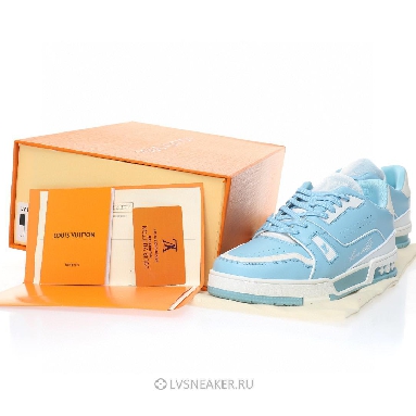 Louis Vuitton LV Trainer "Sky Blue" 1ABOFN-2 Sneakers