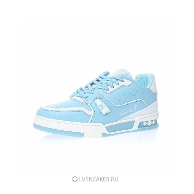 Louis Vuitton LV Trainer "Sky Blue" 1ABOFN-2 Sneakers