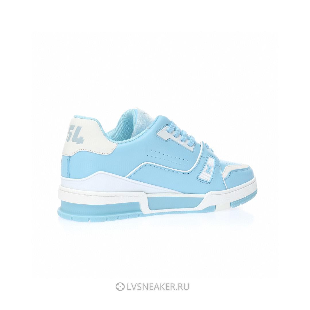 Louis Vuitton LV Trainer "Sky Blue" 1ABOFN-2 Sneakers