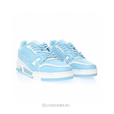 Louis Vuitton LV Trainer "Sky Blue" 1ABOFN-2 Sneakers