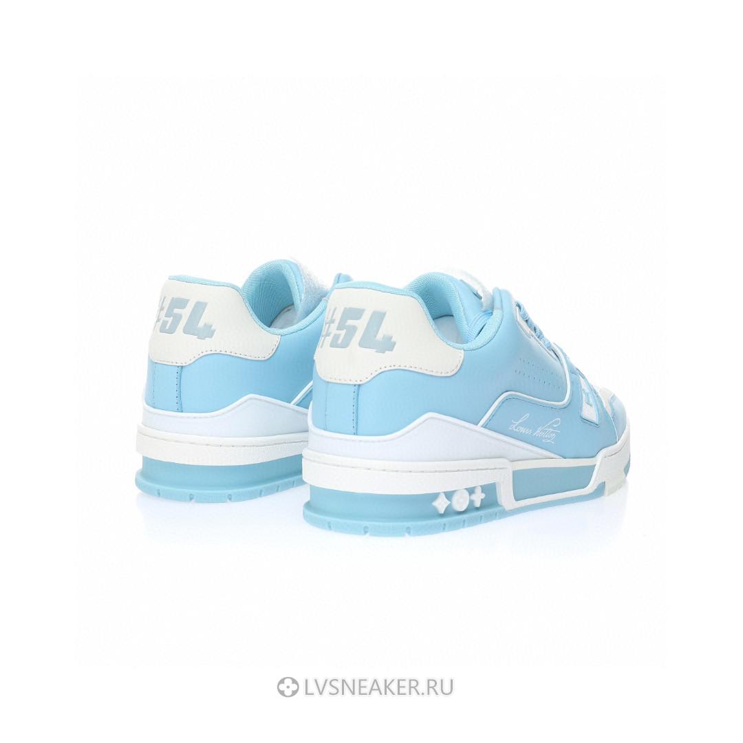 Louis Vuitton LV Trainer "Sky Blue" 1ABOFN-2 Sneakers