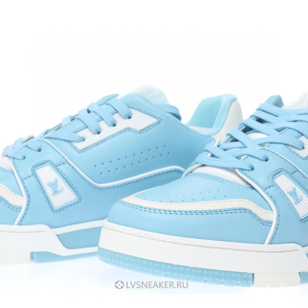 Louis Vuitton LV Trainer "Sky Blue" 1ABOFN-2 Sneakers