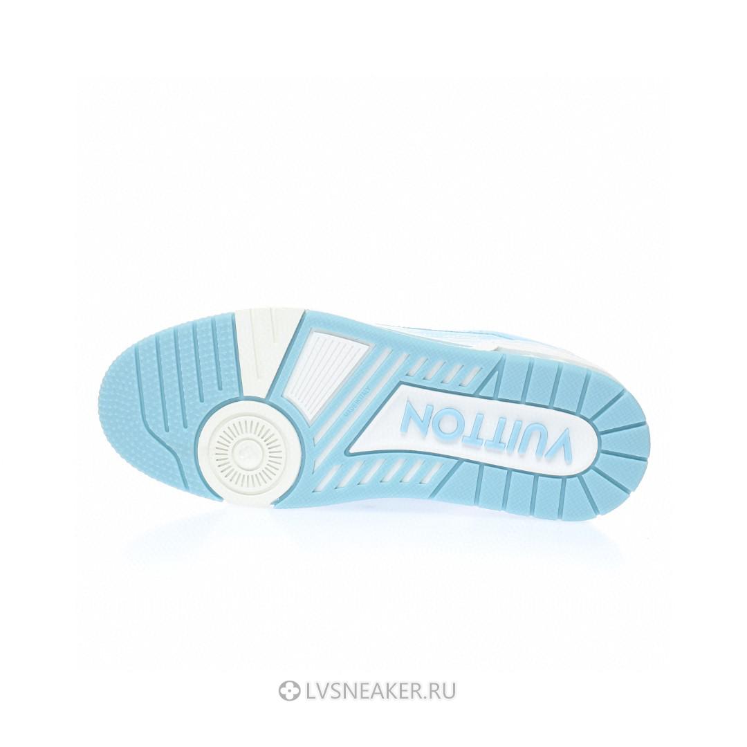 Louis Vuitton LV Trainer "Sky Blue" 1ABOFN-2 Sneakers