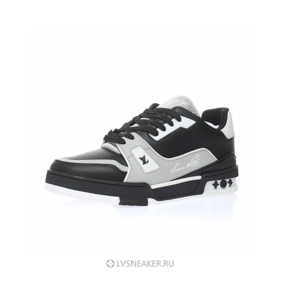 Louis Vuitton LV Trainer "Black Grey White" 1AAHS3 Sneakers