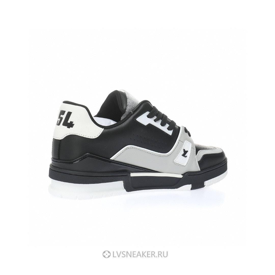 Louis Vuitton LV Trainer "Black Grey White" 1AAHS3 Sneakers