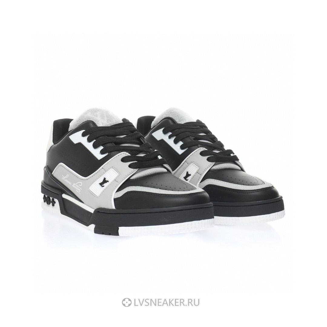 Louis Vuitton LV Trainer "Black Grey White" 1AAHS3 Sneakers