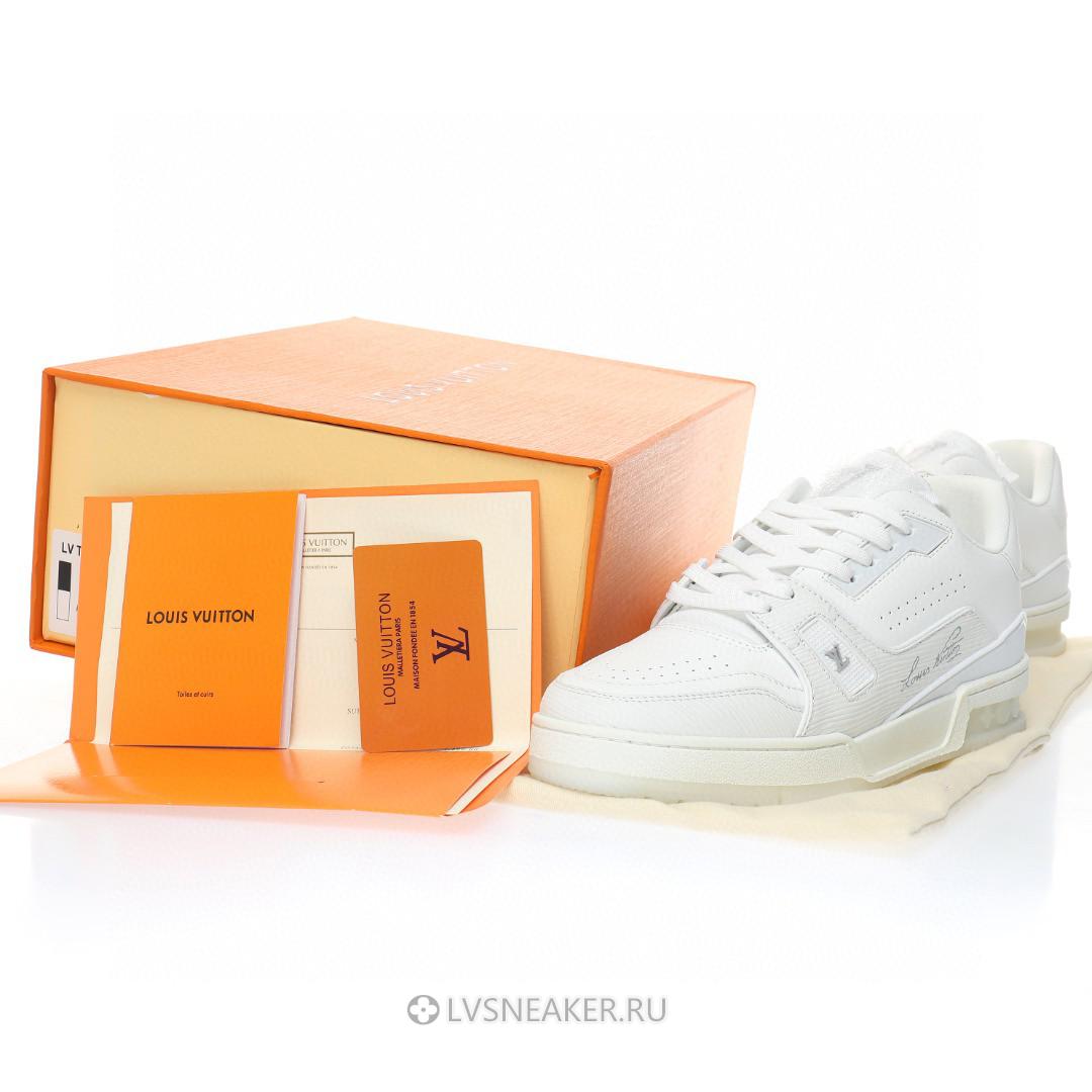 Louis Vuitton LV Trainer "White Blue" 1A8WAU-3 Sneakers