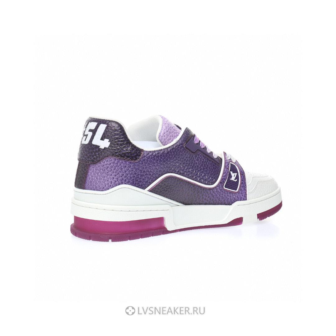 Louis Vuitton LV Trainer "White Purple Red" 1AANHP-2 Sneakers