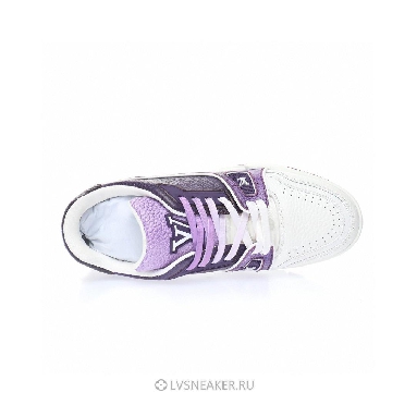 Louis Vuitton LV Trainer "White Purple Red" 1AANHP-2 Sneakers