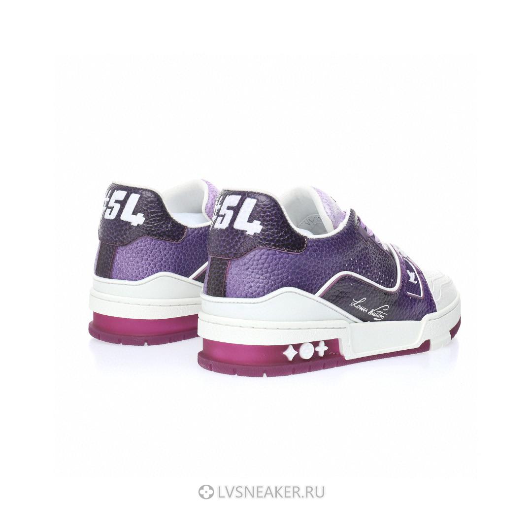 Louis Vuitton LV Trainer "White Purple Red" 1AANHP-2 Sneakers