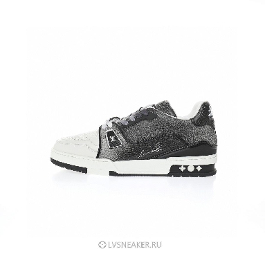Louis Vuitton LV Trainer "White Grey Black" 1AA6UV-2 Sneakers