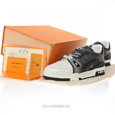 Louis Vuitton LV Trainer "White Grey Black" 1AA6UV-2 Sneakers