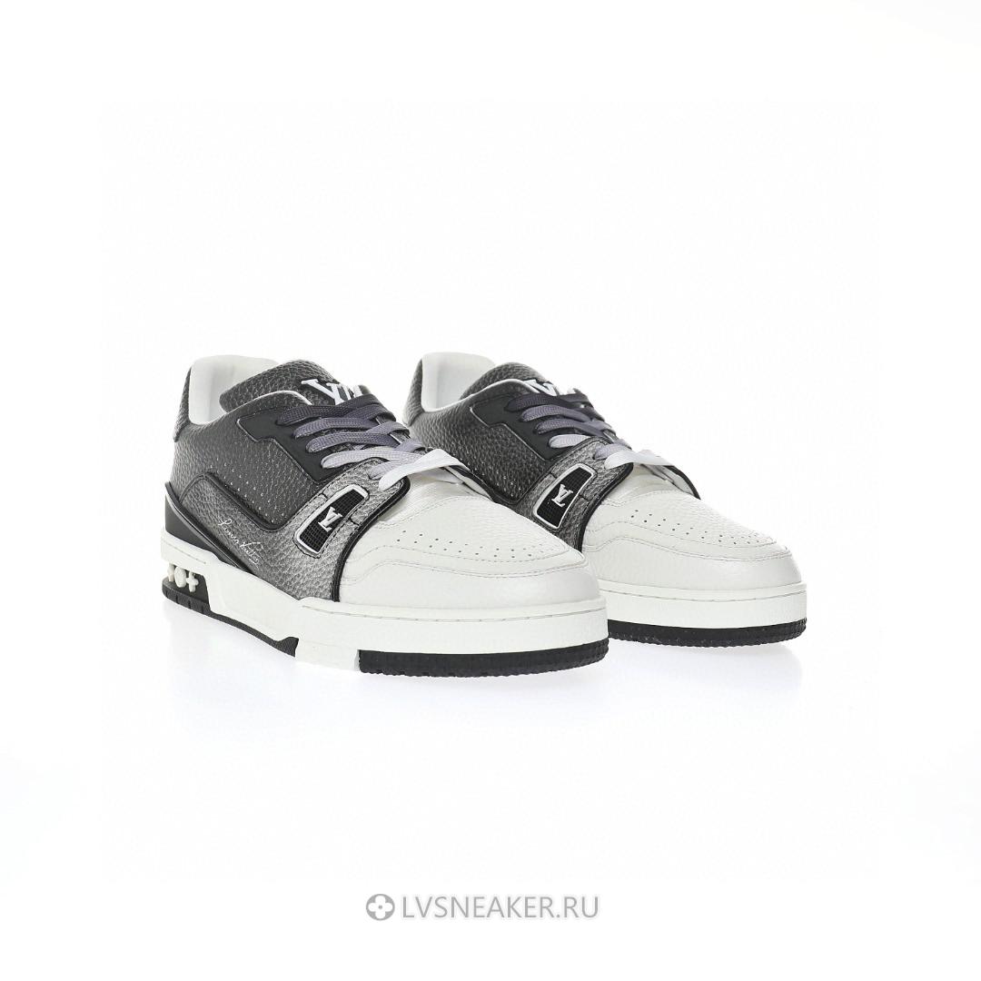 Louis Vuitton LV Trainer "White Grey Black" 1AA6UV-2 Sneakers