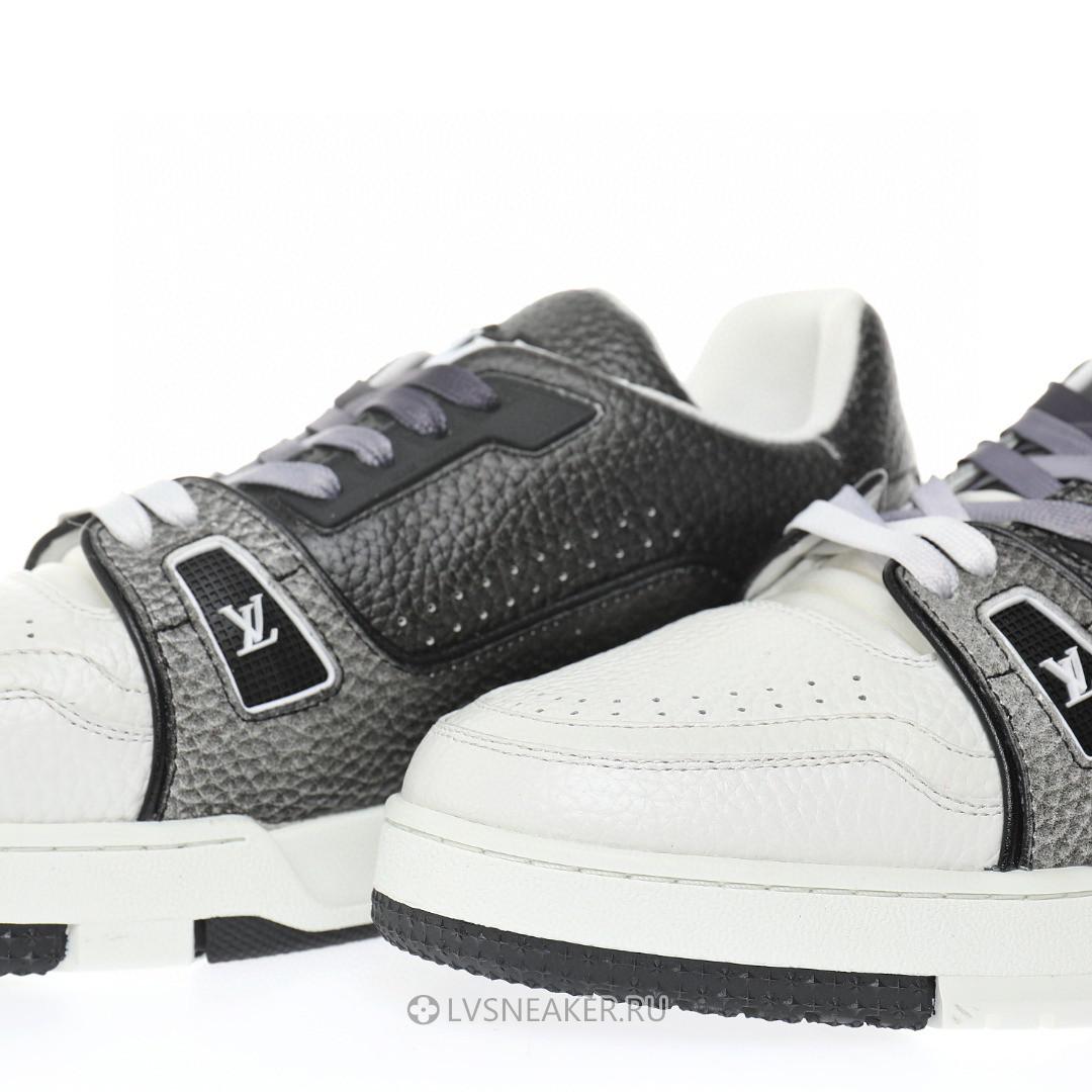 Louis Vuitton LV Trainer "White Grey Black" 1AA6UV-2 Sneakers