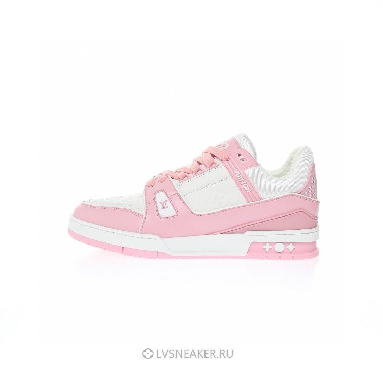 Louis Vuitton LV Trainer "White Light Pink Embossed" 1ABOEK Sneakers