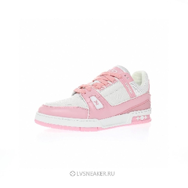 Louis Vuitton LV Trainer "White Light Pink Embossed" 1ABOEK Sneakers