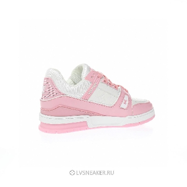 Louis Vuitton LV Trainer "White Light Pink Embossed" 1ABOEK Sneakers