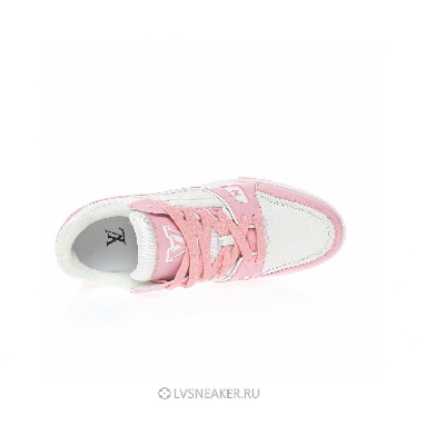 Louis Vuitton LV Trainer "White Light Pink Embossed" 1ABOEK Sneakers