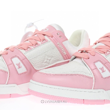 Louis Vuitton LV Trainer "White Light Pink Embossed" 1ABOEK Sneakers