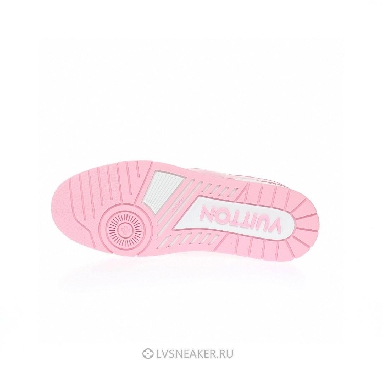 Louis Vuitton LV Trainer "White Light Pink Embossed" 1ABOEK Sneakers