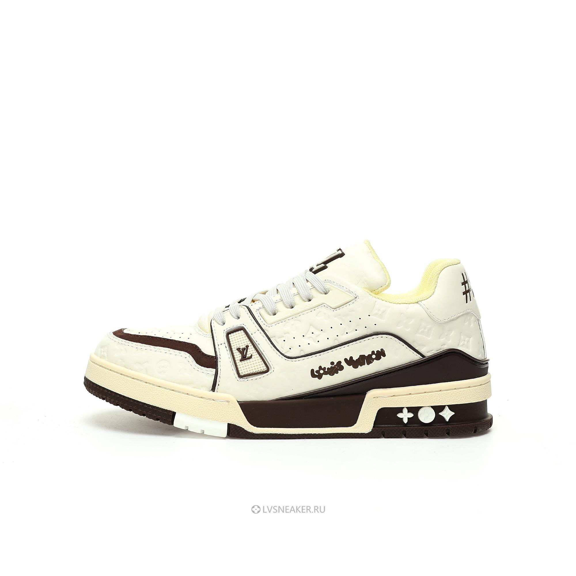 Louis Vuitton LV x by Tyler the Creator Trainer "White Mocha" 1ACR5I Sneakers