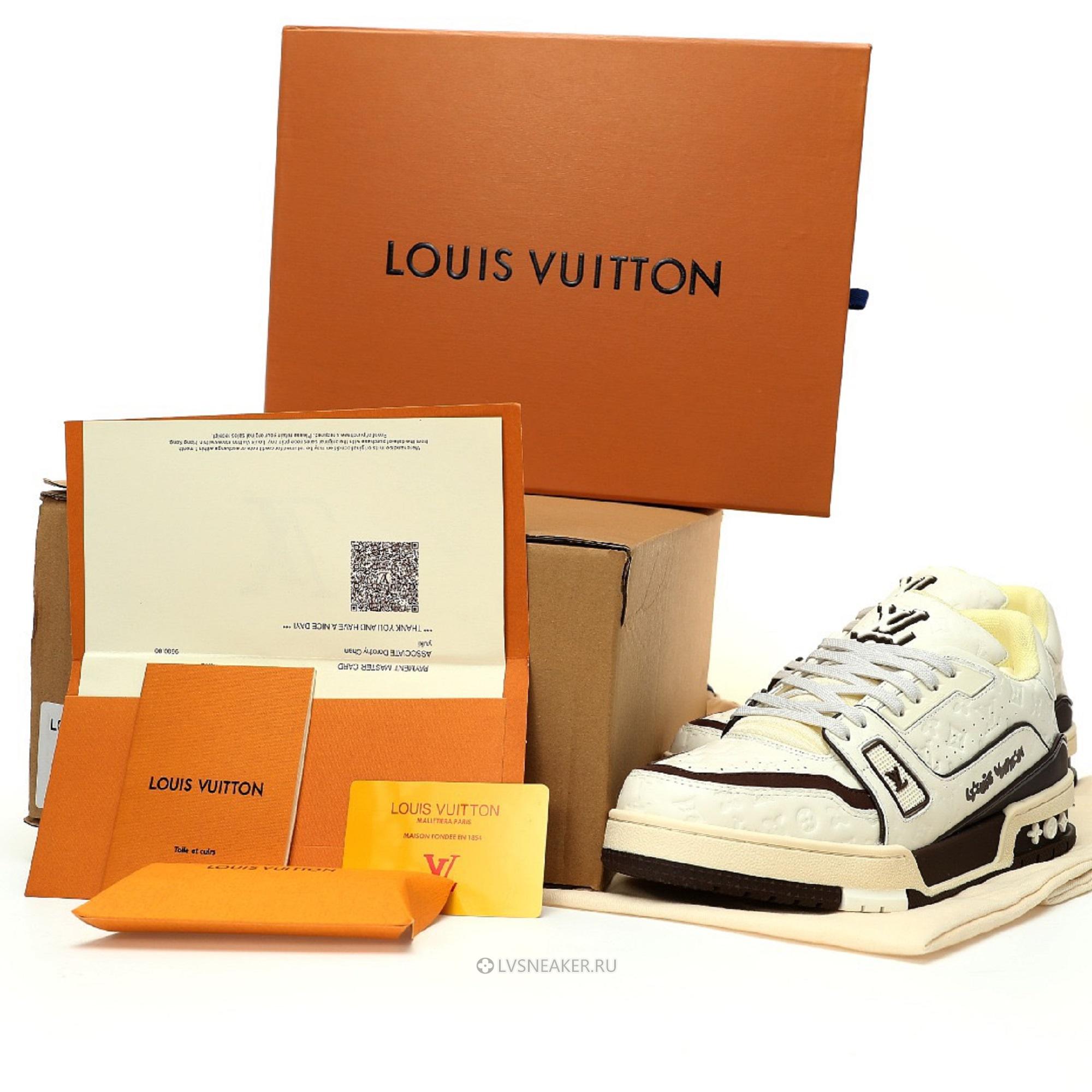 Louis Vuitton LV x by Tyler the Creator Trainer "White Mocha" 1ACR5I Sneakers