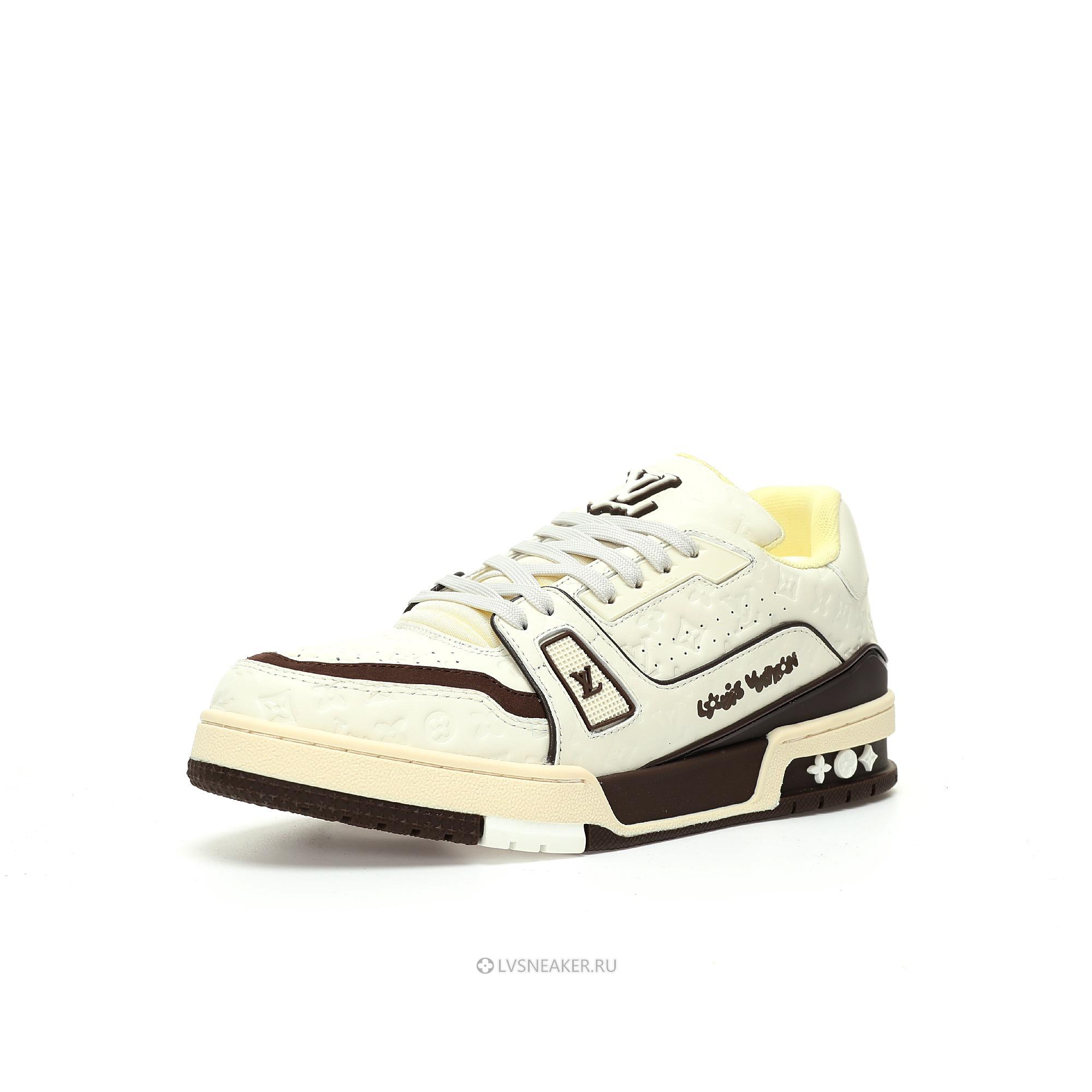 Louis Vuitton LV x by Tyler the Creator Trainer "White Mocha" 1ACR5I Sneakers
