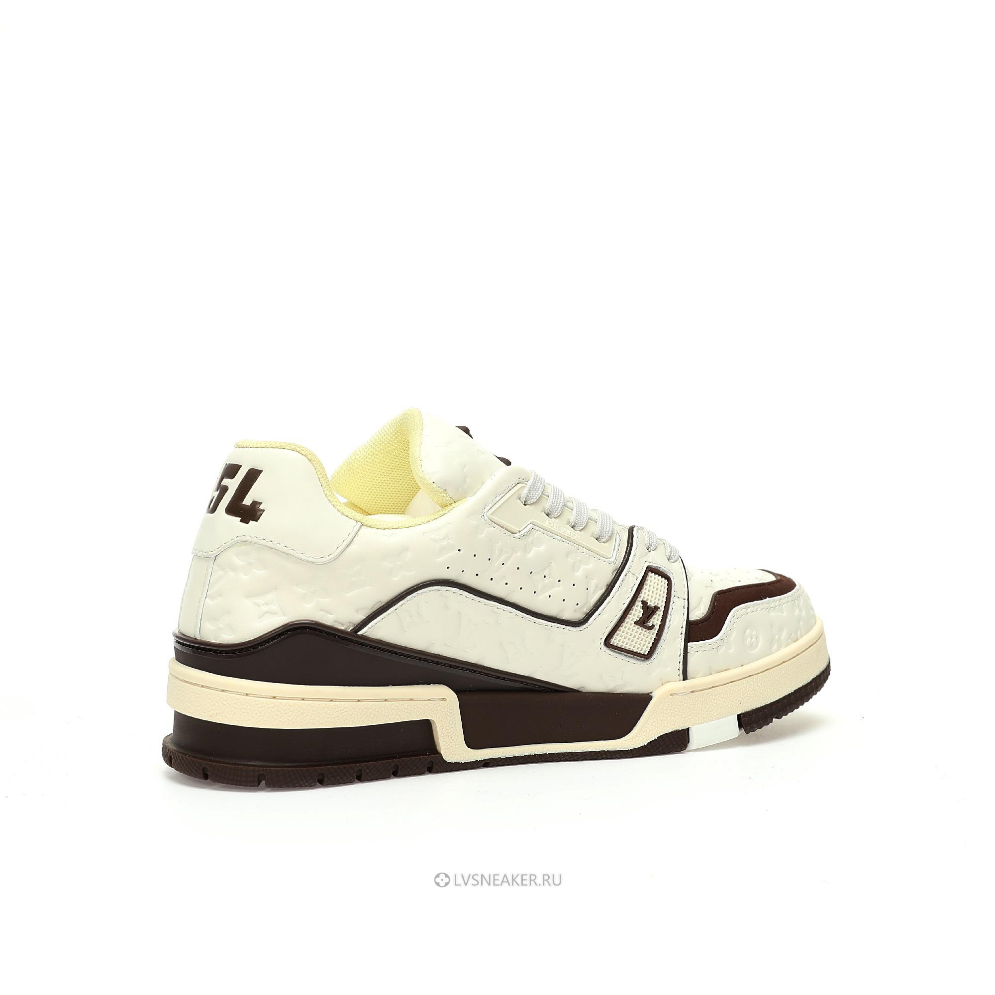 Louis Vuitton LV x by Tyler the Creator Trainer "White Mocha" 1ACR5I Sneakers