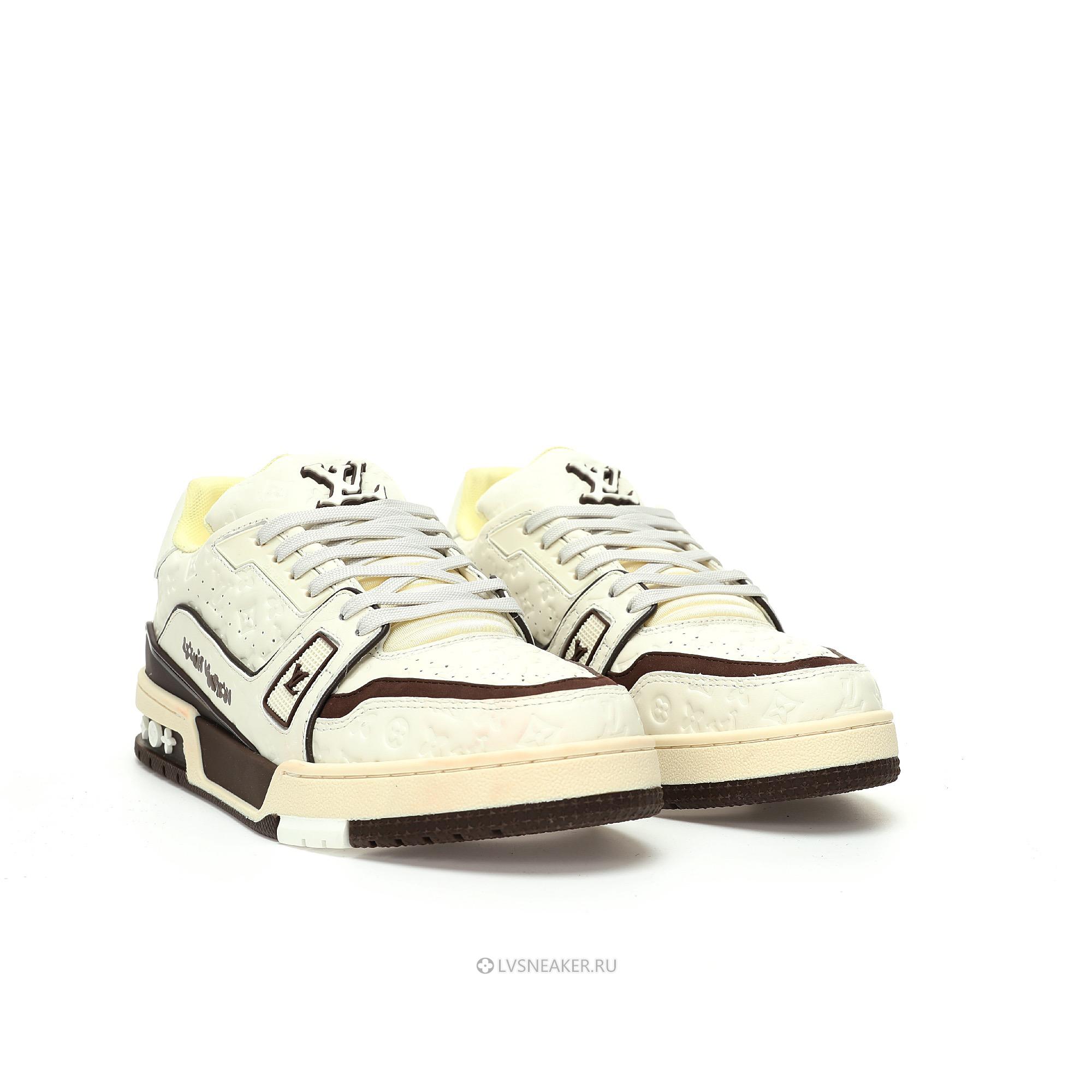 Louis Vuitton LV x by Tyler the Creator Trainer "White Mocha" 1ACR5I Sneakers