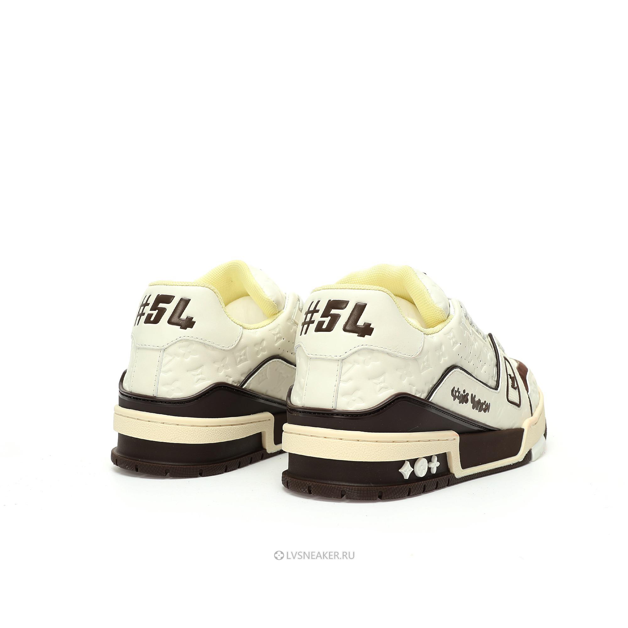 Louis Vuitton LV x by Tyler the Creator Trainer "White Mocha" 1ACR5I Sneakers