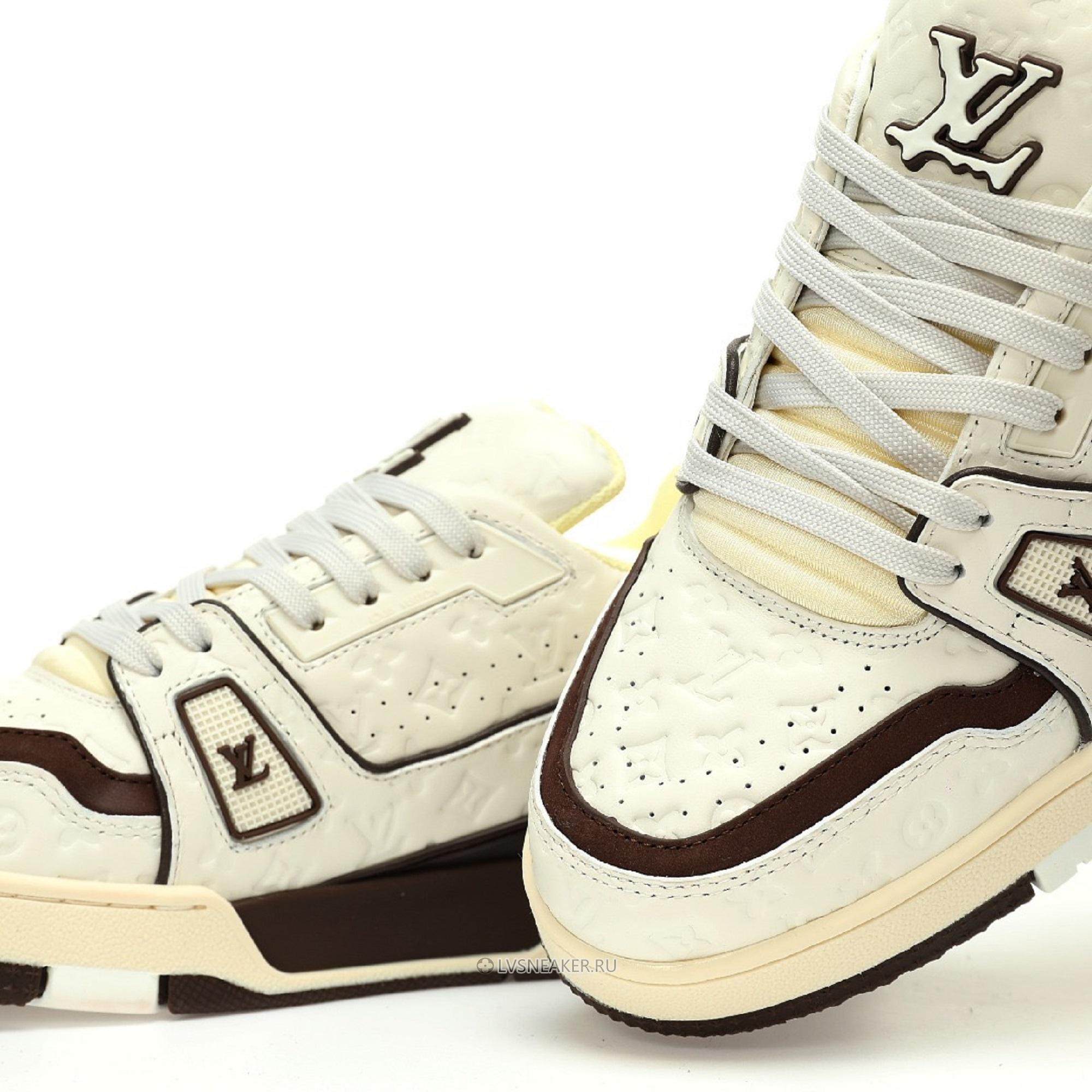 Louis Vuitton LV x by Tyler the Creator Trainer "White Mocha" 1ACR5I Sneakers
